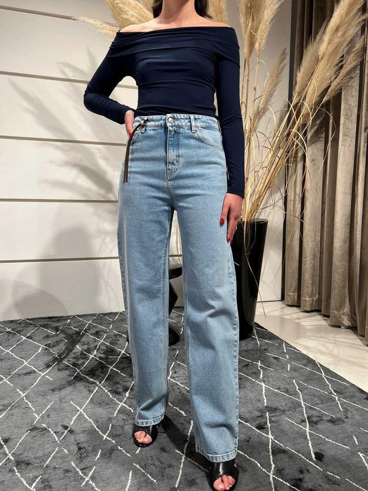 jeans a palazzo