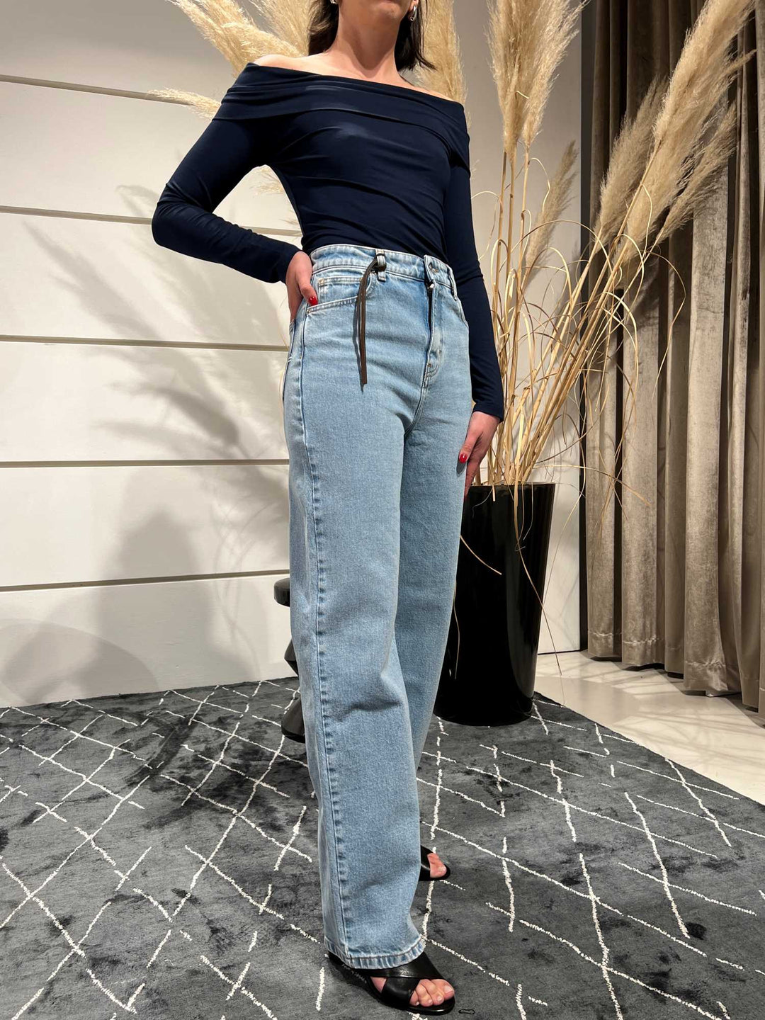 jeans a palazzo