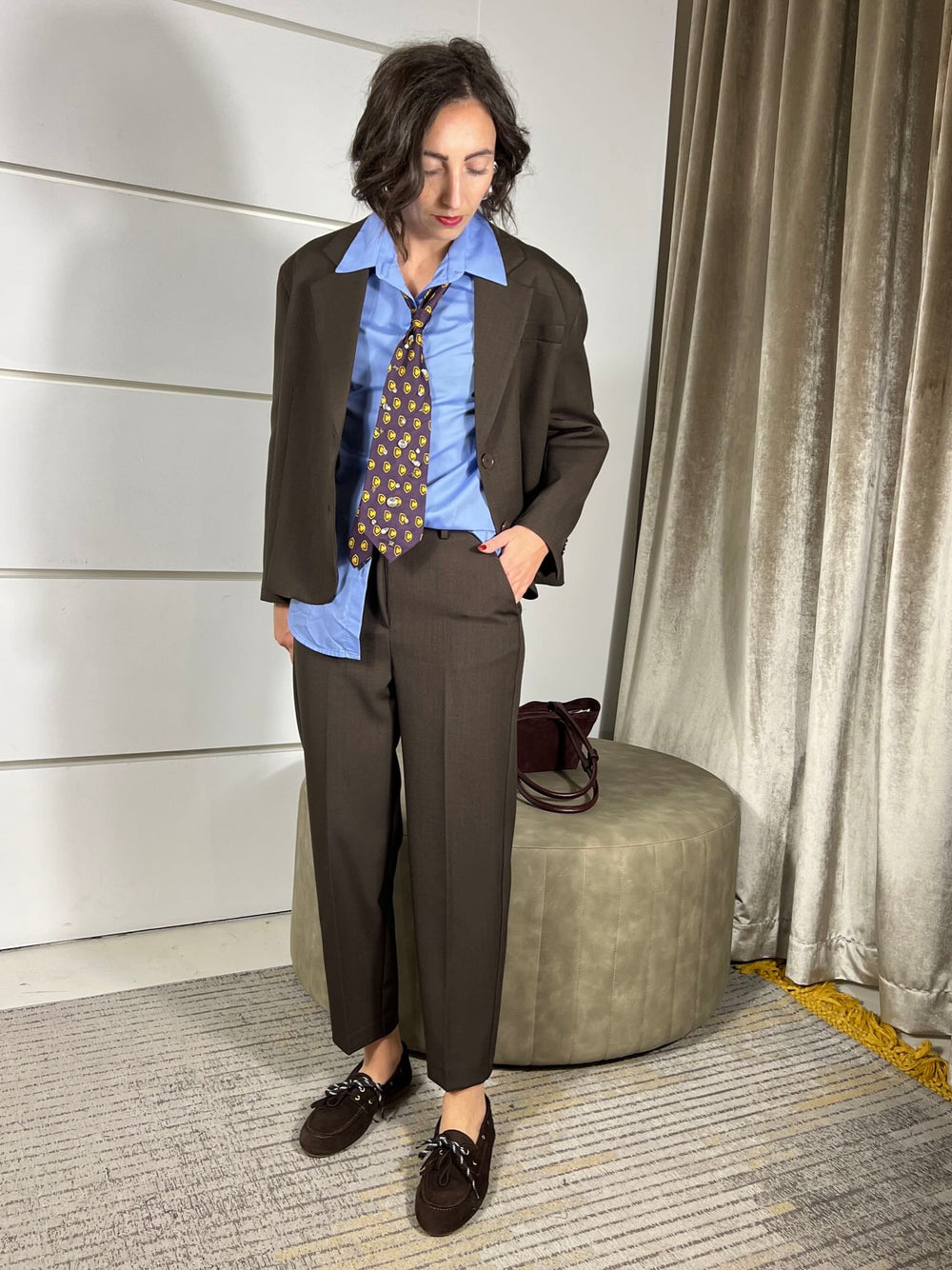 pantalone a sigaretta moro TF0854MORO VICOLO