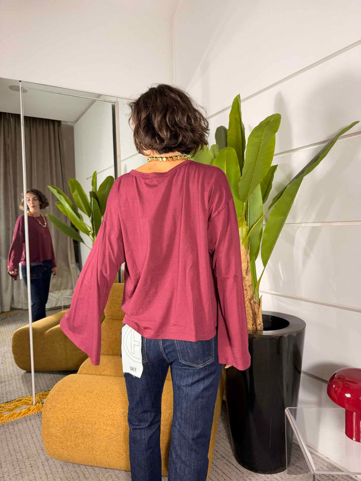 maglia manica a trapezio 90%co10%ea 