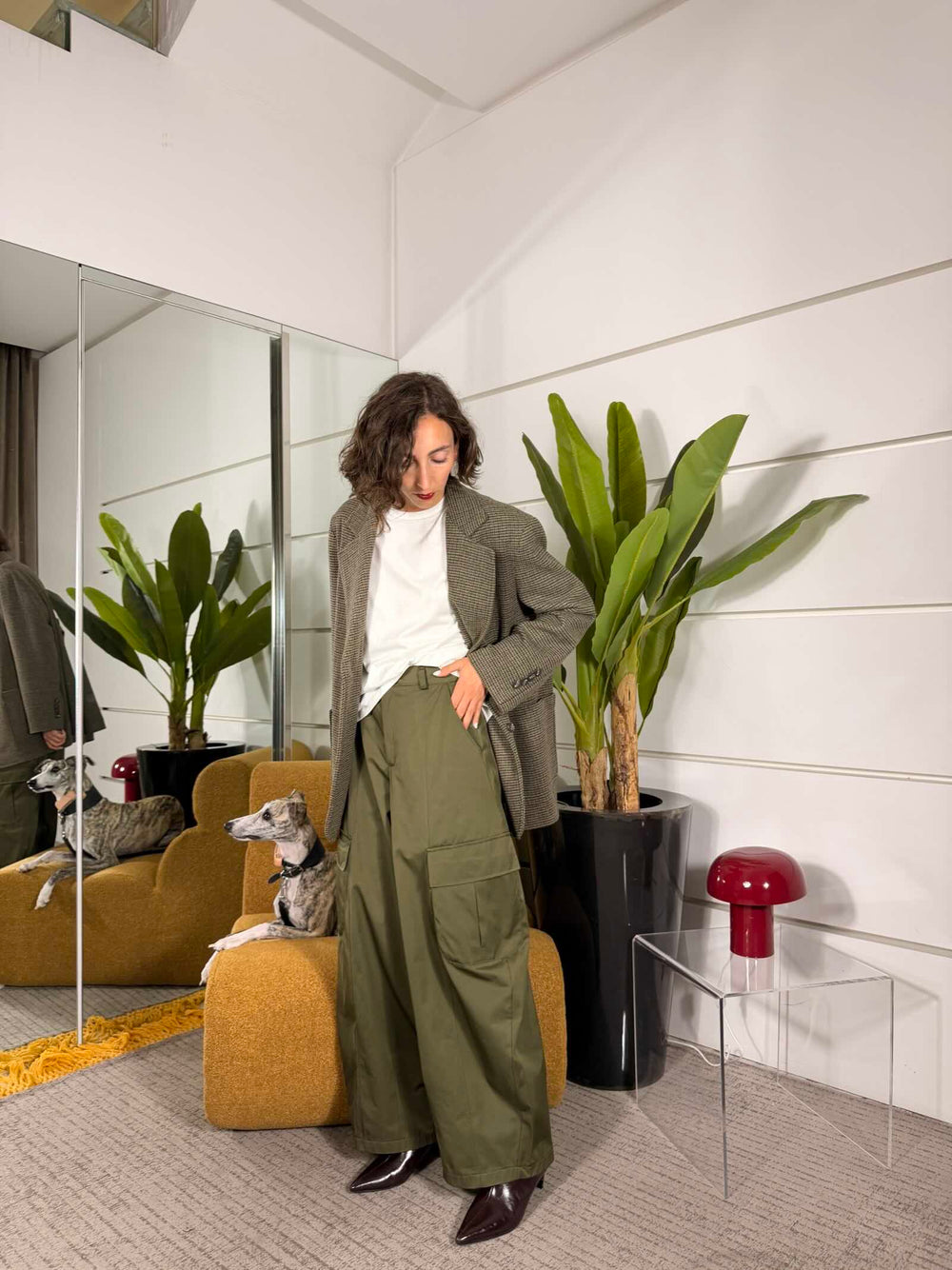 Pantalone militare cargo barrel militare 