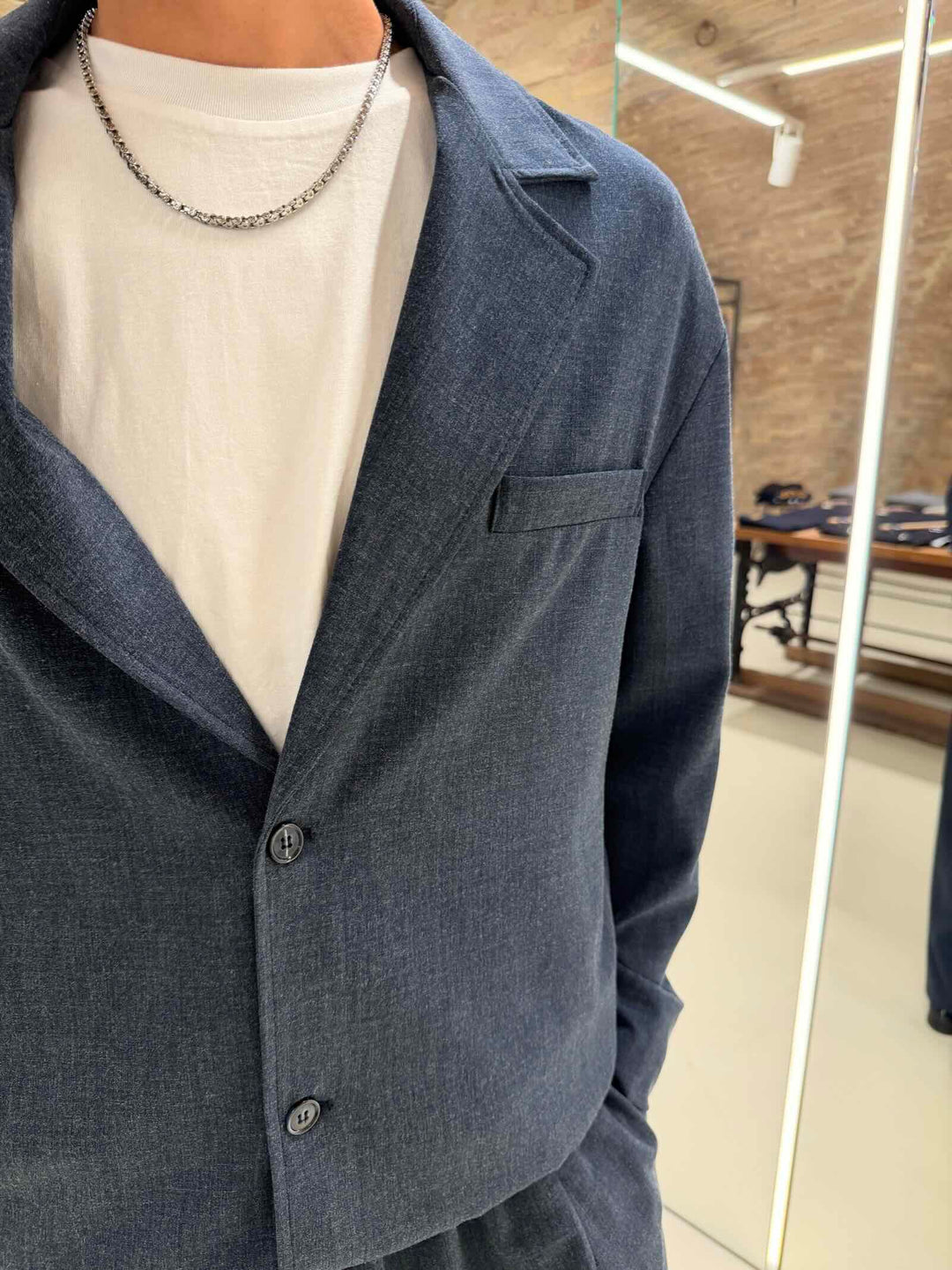 Blazer blue denim Imperial 