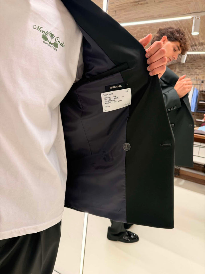 Blazer doppiopetto verde bosco 