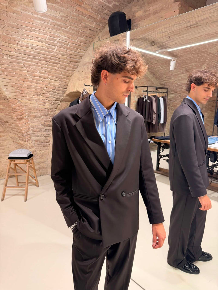 Blazer doppiopetto moro 