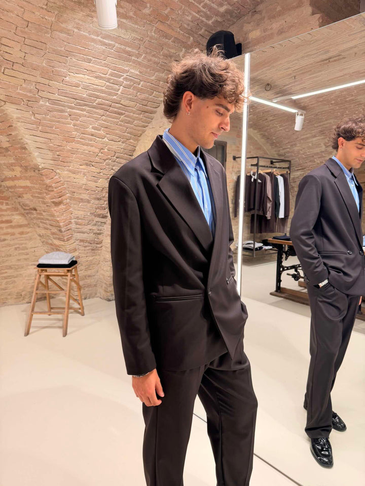 Blazer doppiopetto moro 