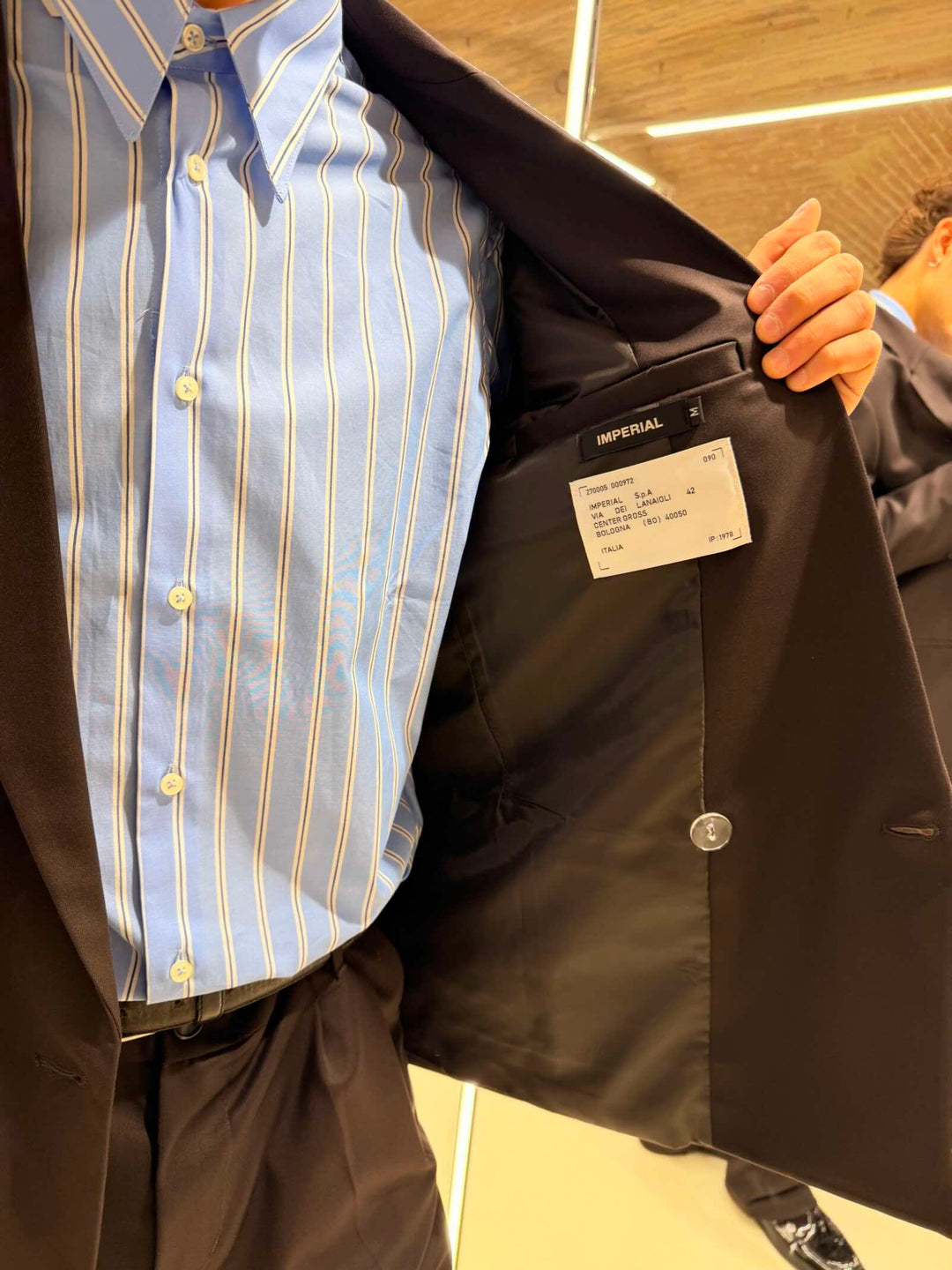 Blazer doppiopetto moro 