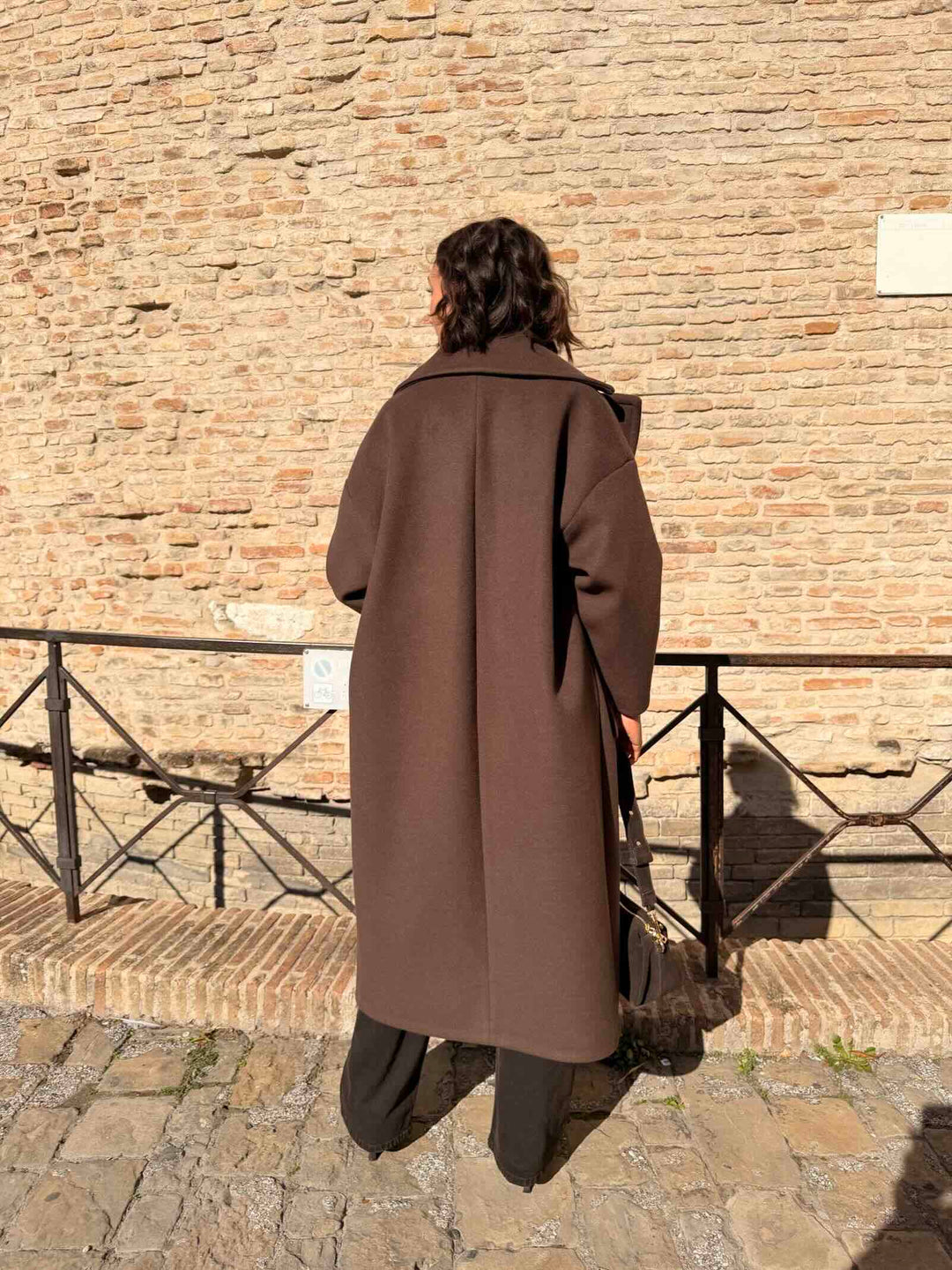 Cappotto choco lungo over 