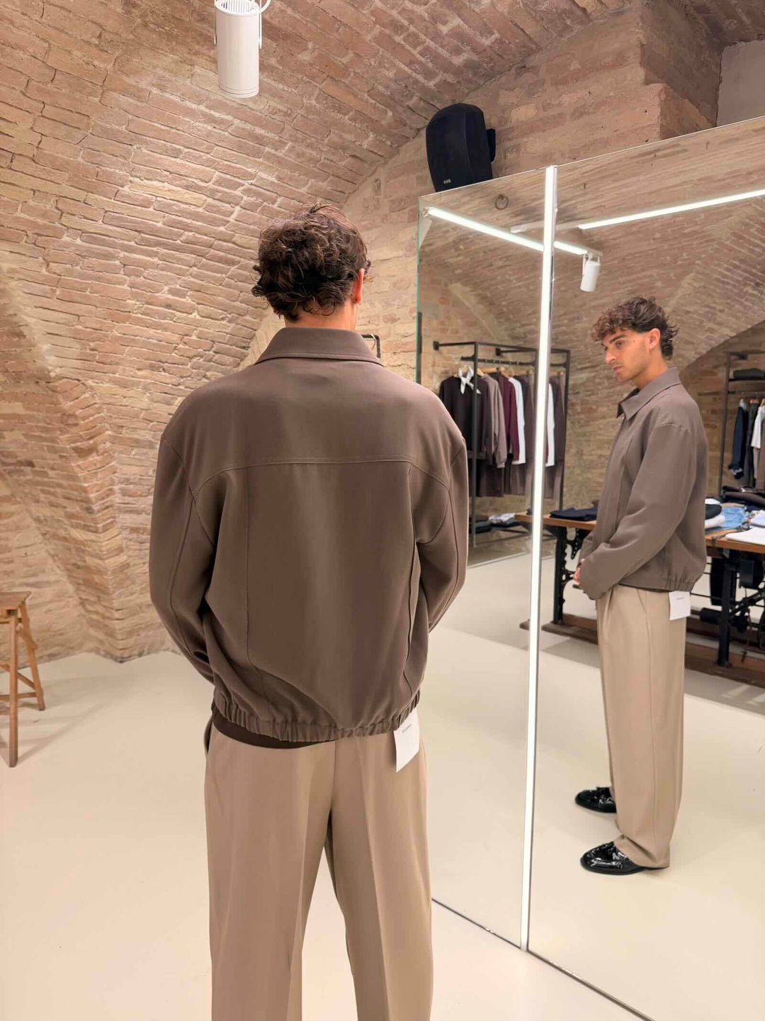 Giubbotto bomber moro Imperial 