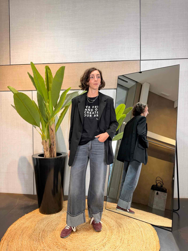 Jeans grigi Manila Grace 