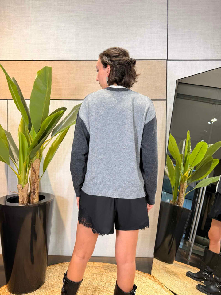Cardigan grigio Manila Grace 