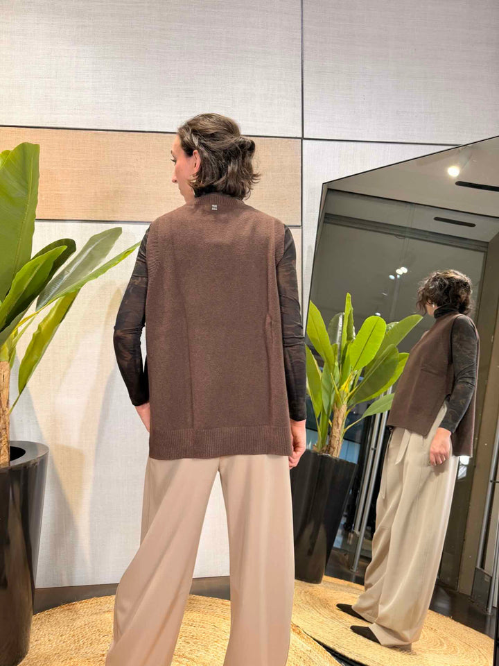 Gilet marrone Manila Grace 