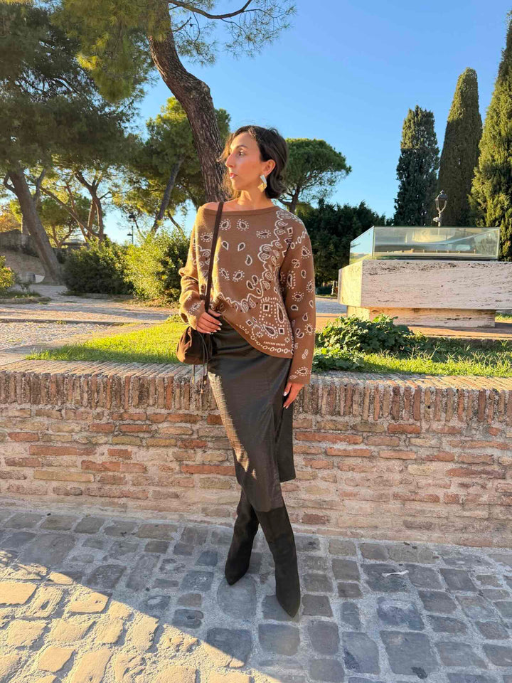 Stivale scamosciato moro 