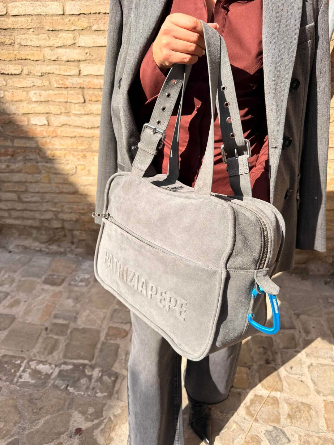 Borsa grigia Patrizia Pepe 