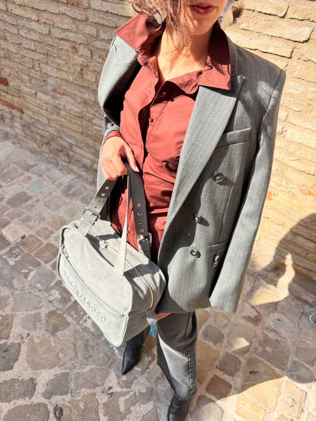 Borsa grigia Patrizia Pepe 