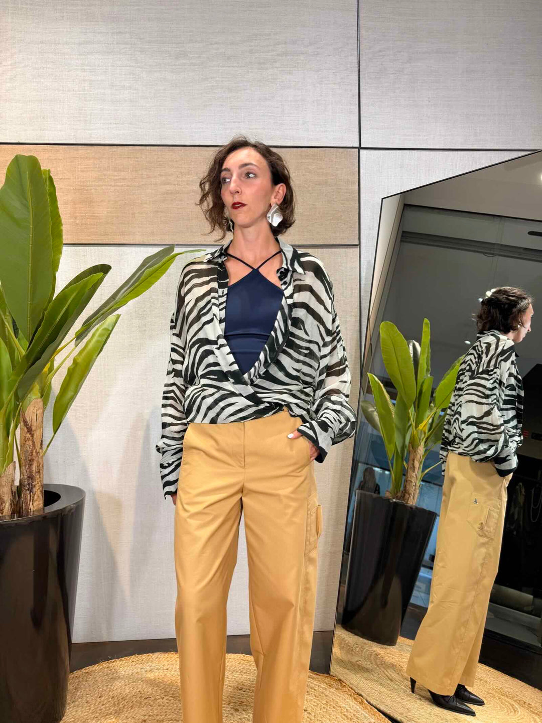 Camicia fantasia zebrata Patrizia Pepe 