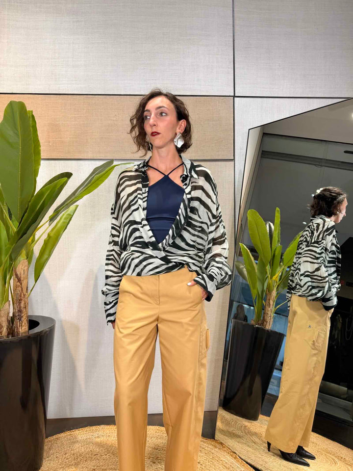 Camicia fantasia zebrata Patrizia Pepe 
