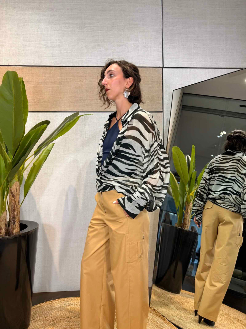 Camicia fantasia zebrata Patrizia Pepe 