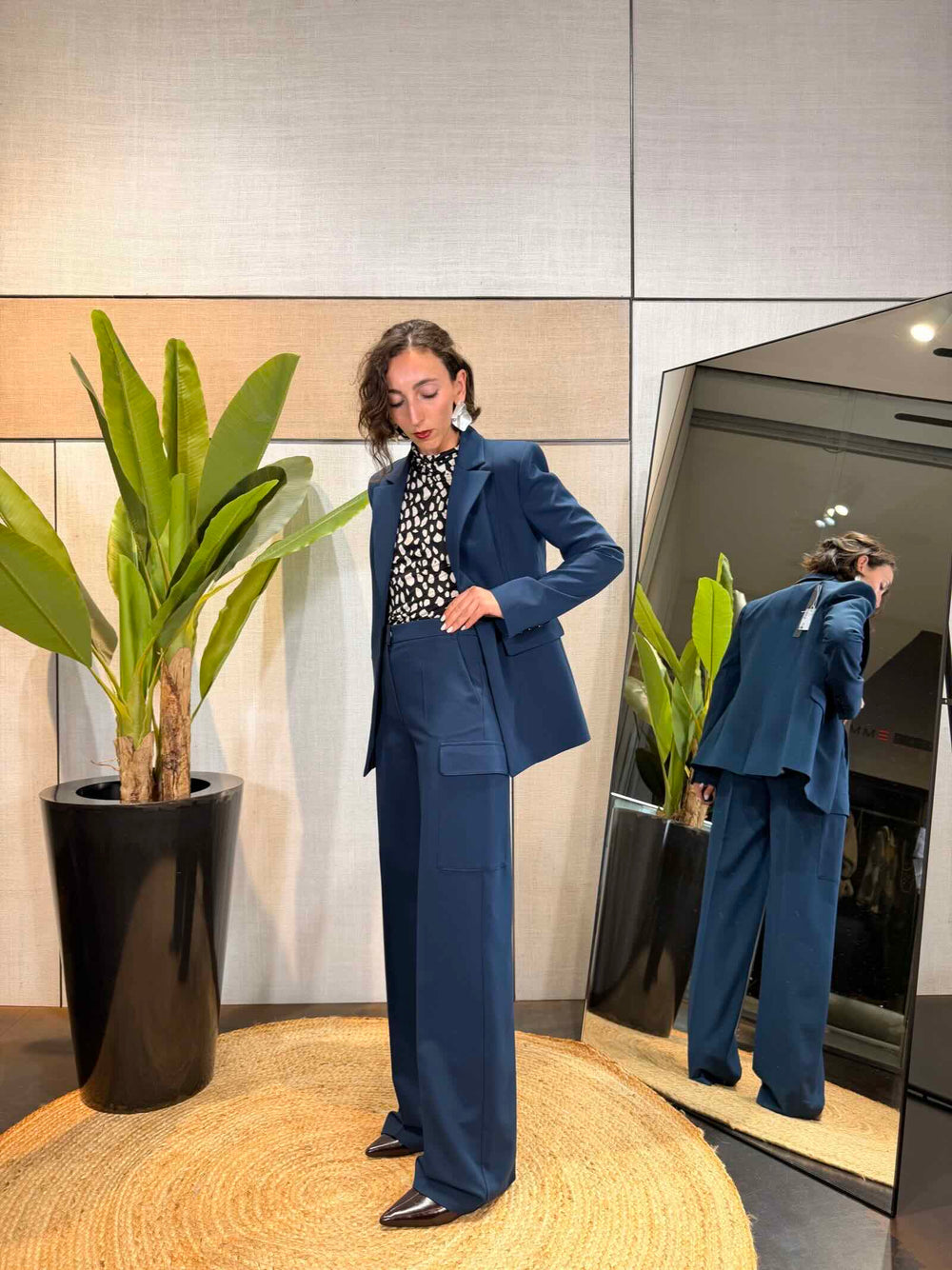 Pantaloni palazzo blu Patrizia Pepe 