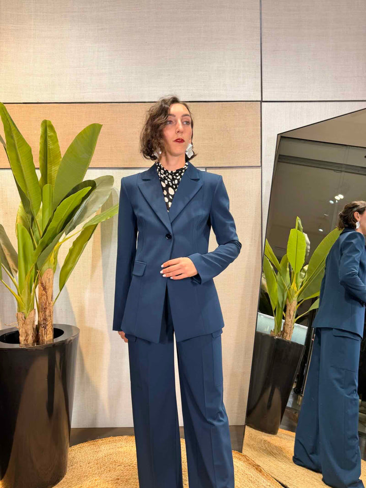 Giacca blazer blu Patrizia Pepe 