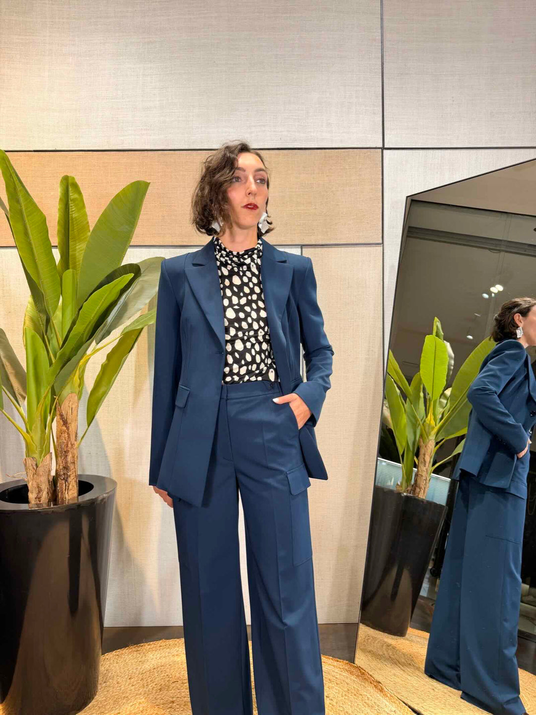 Giacca blazer blu Patrizia Pepe 