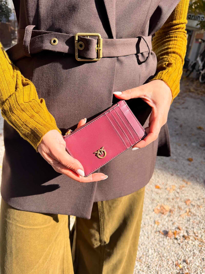 Porta carte in pelle ribes 