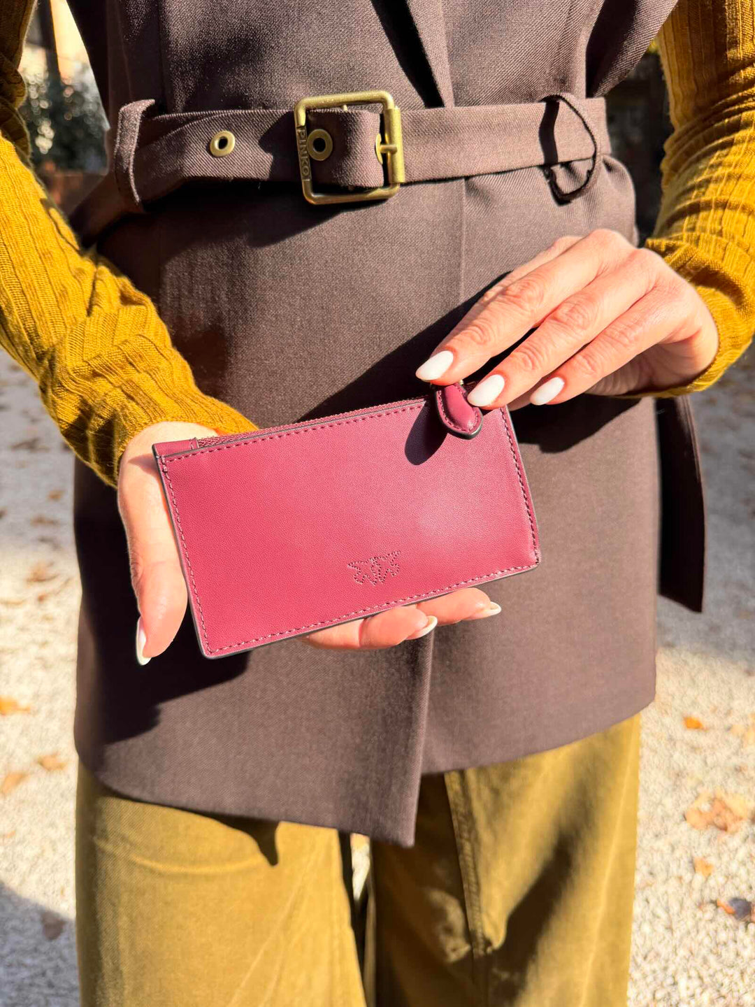 Porta carte in pelle ribes 