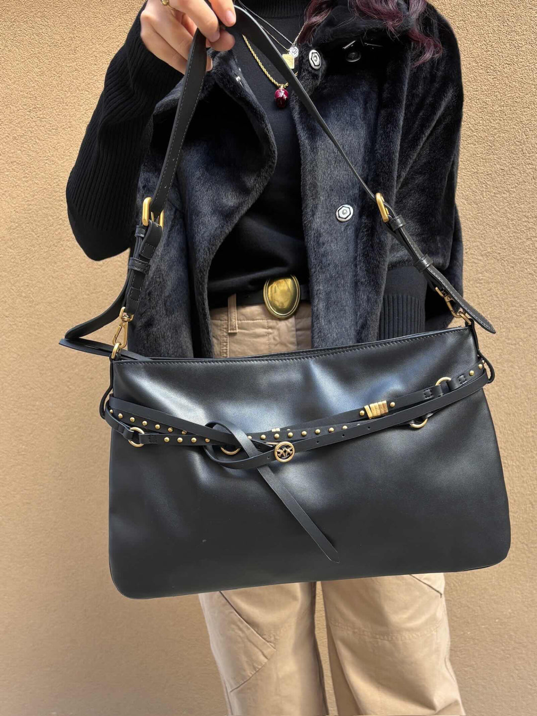 Borsa belt bag big nera Pinko 
