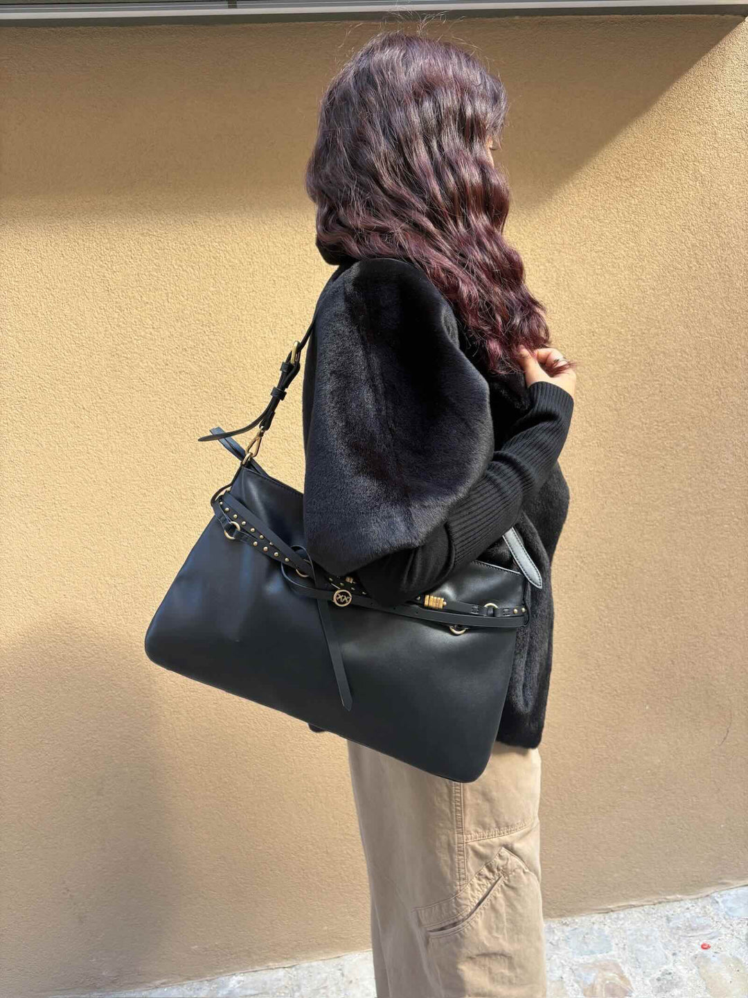Borsa belt bag big nera Pinko 