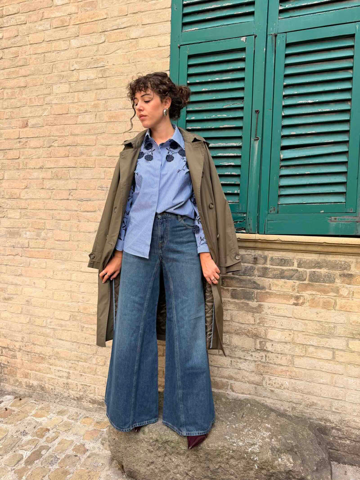 Jeans wide leg Winona vintage blue 