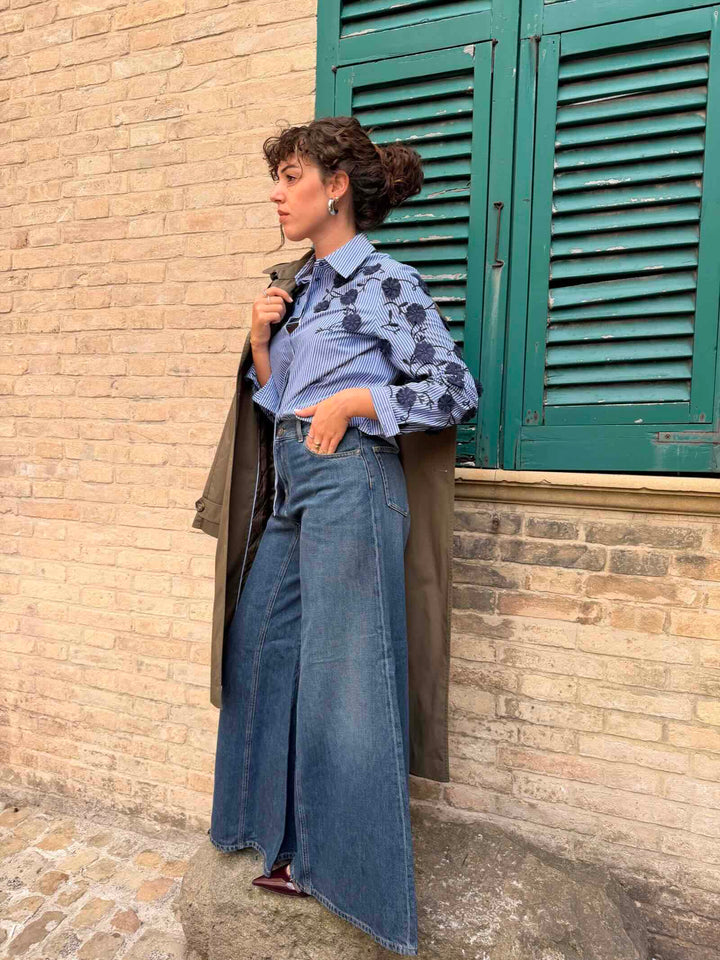 Jeans wide leg Winona vintage blue 