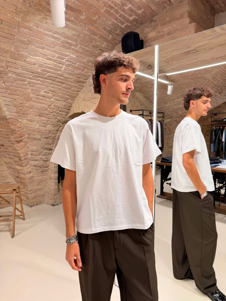 T-shirt cropped bianca Scout 