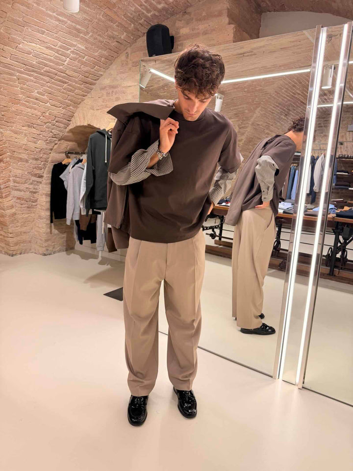 Pantalone palazzo ashford tortora Stilosophy 