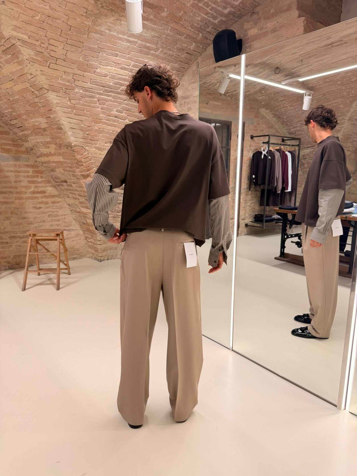 Pantalone palazzo ashford tortora Stilosophy 