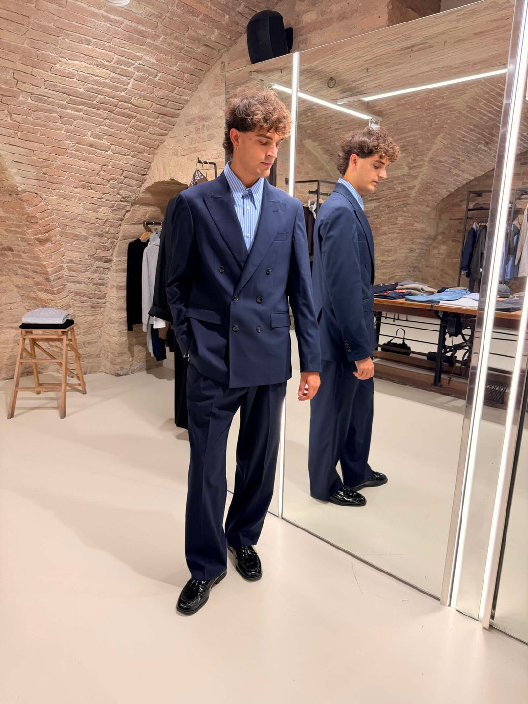 Giacca Delos blu navy Stilosophy 