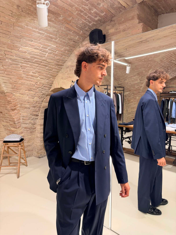 Giacca Delos blu navy Stilosophy 