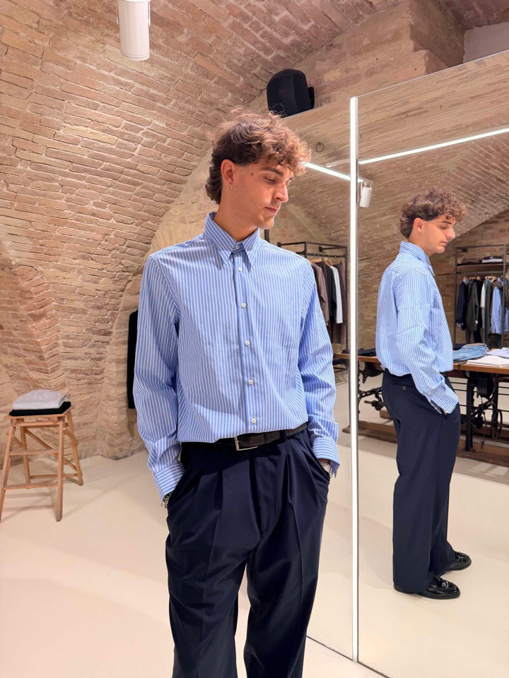 Camicia Numana bianca e azzurra Stilosophy 
