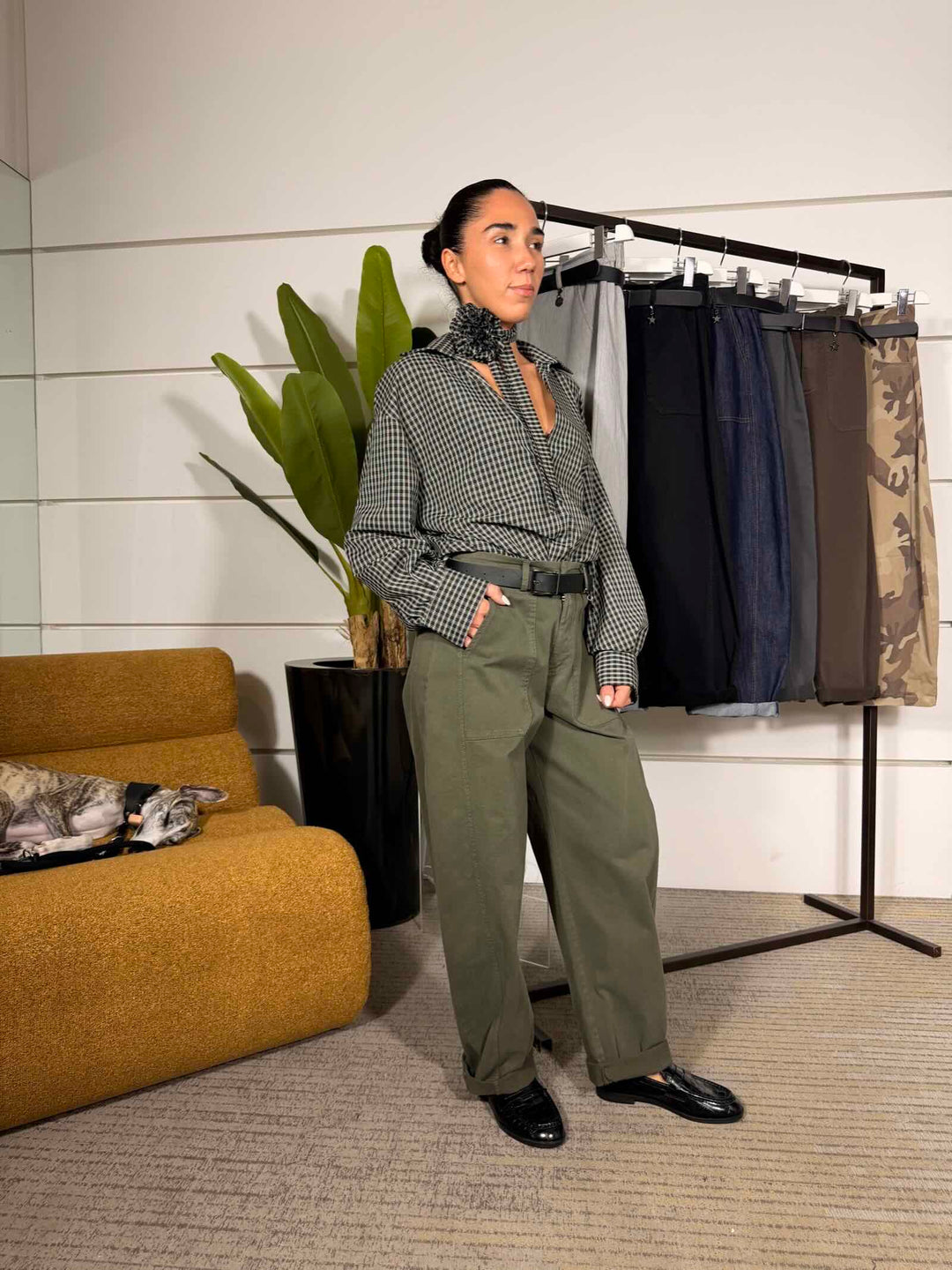 Pantalone ovetto militare modello Catia 