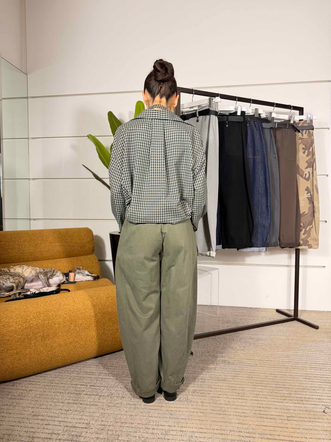 Pantalone ovetto militare modello Catia 