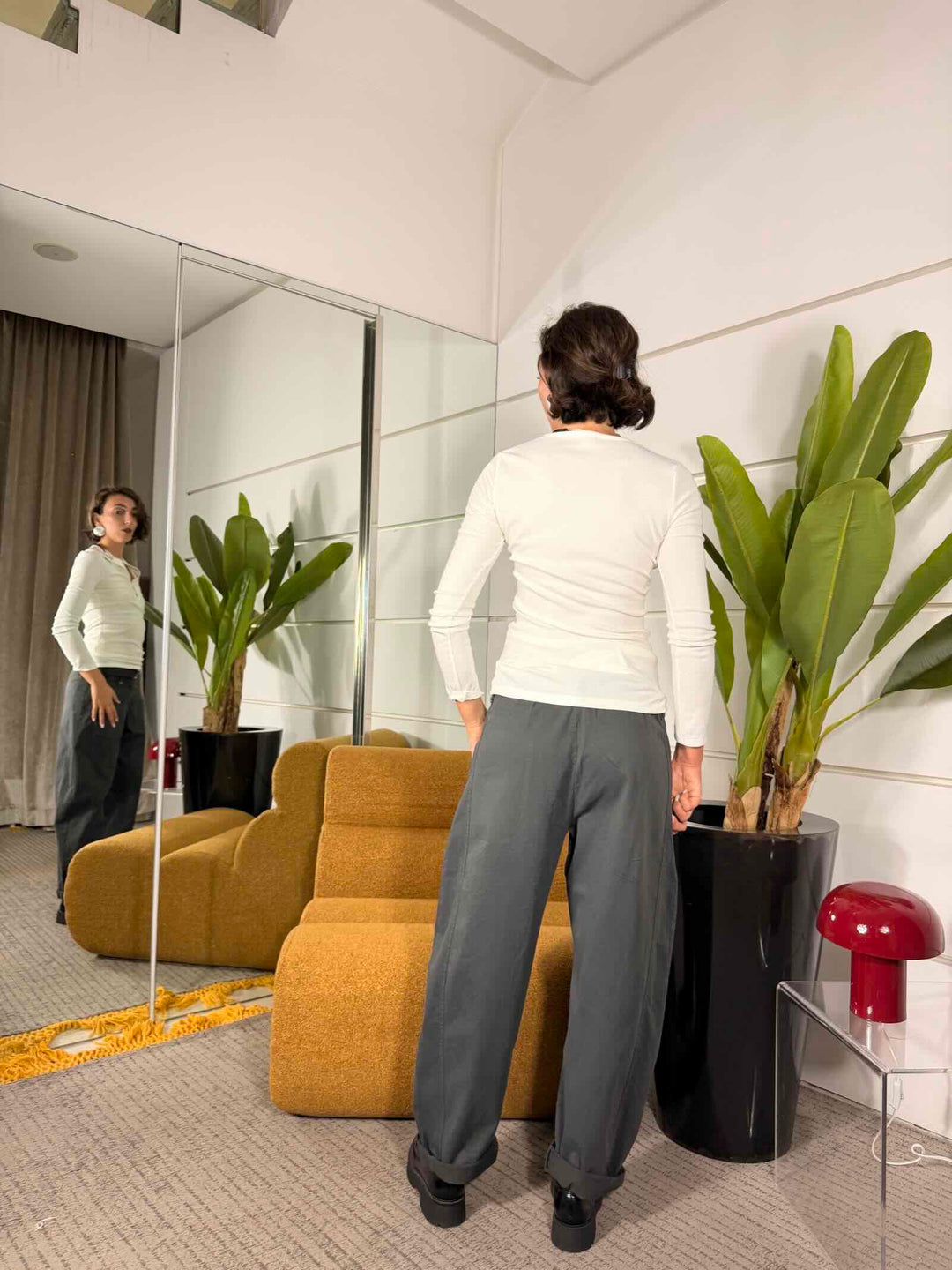 Pantalone ovetto piombo 
