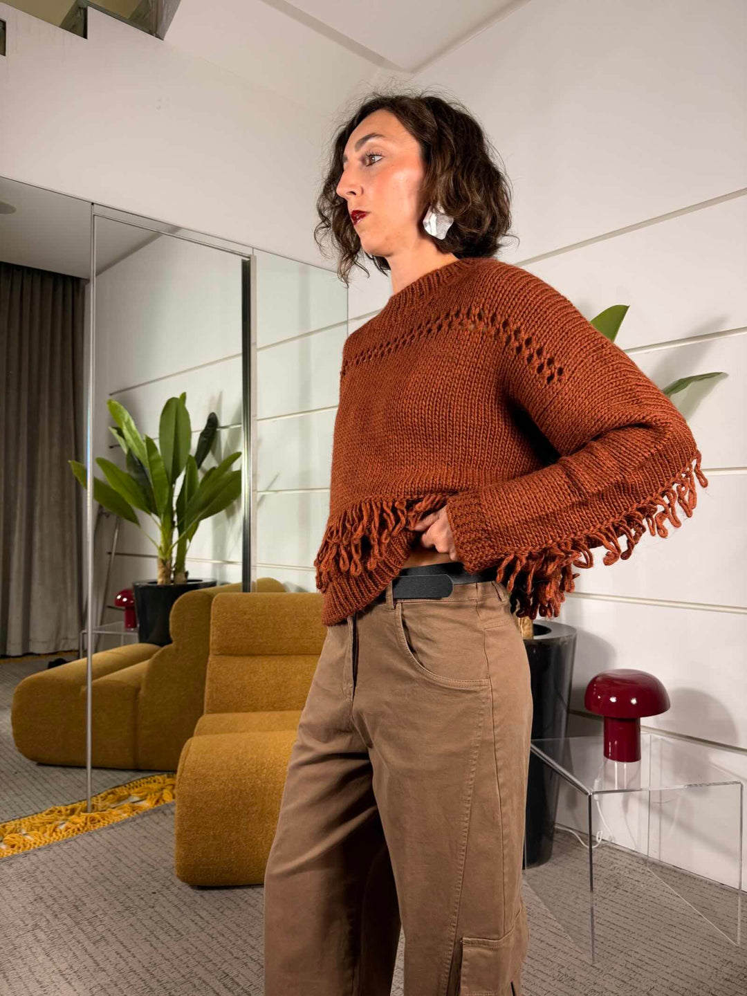 Pantalone cargo sigaro 