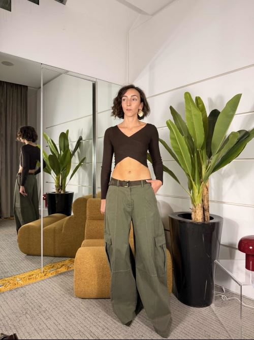 Pantalone militare tasconato 100%co 