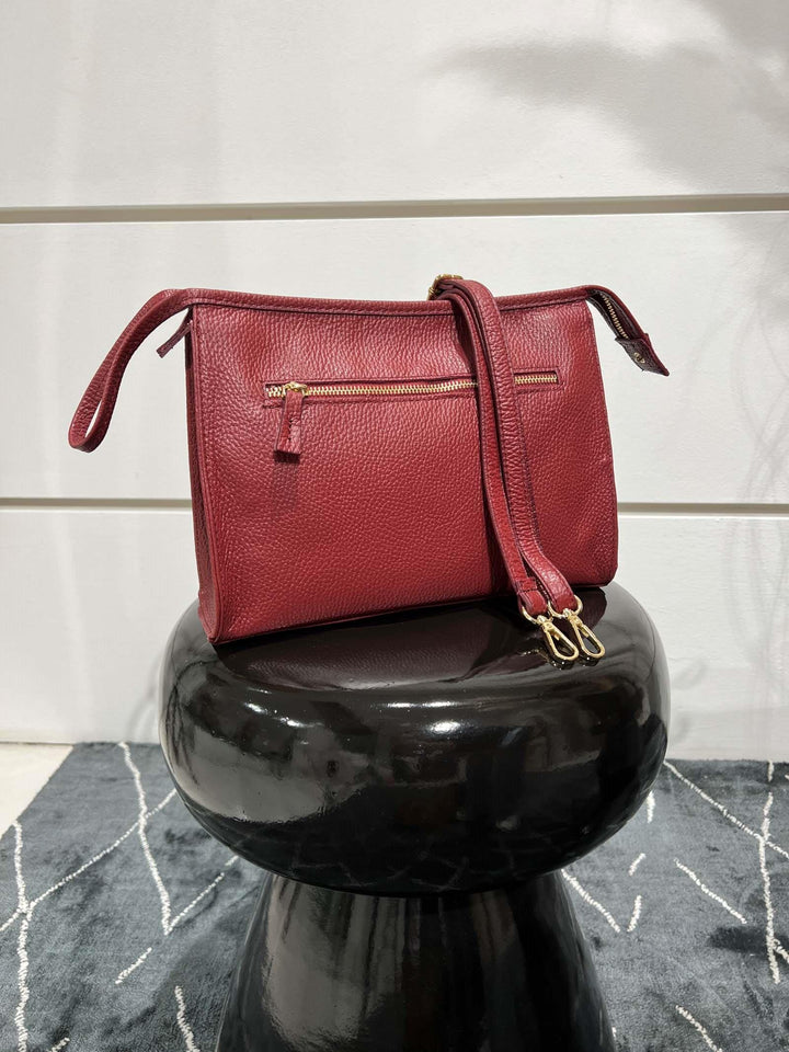 Borsa pochette bordeaux