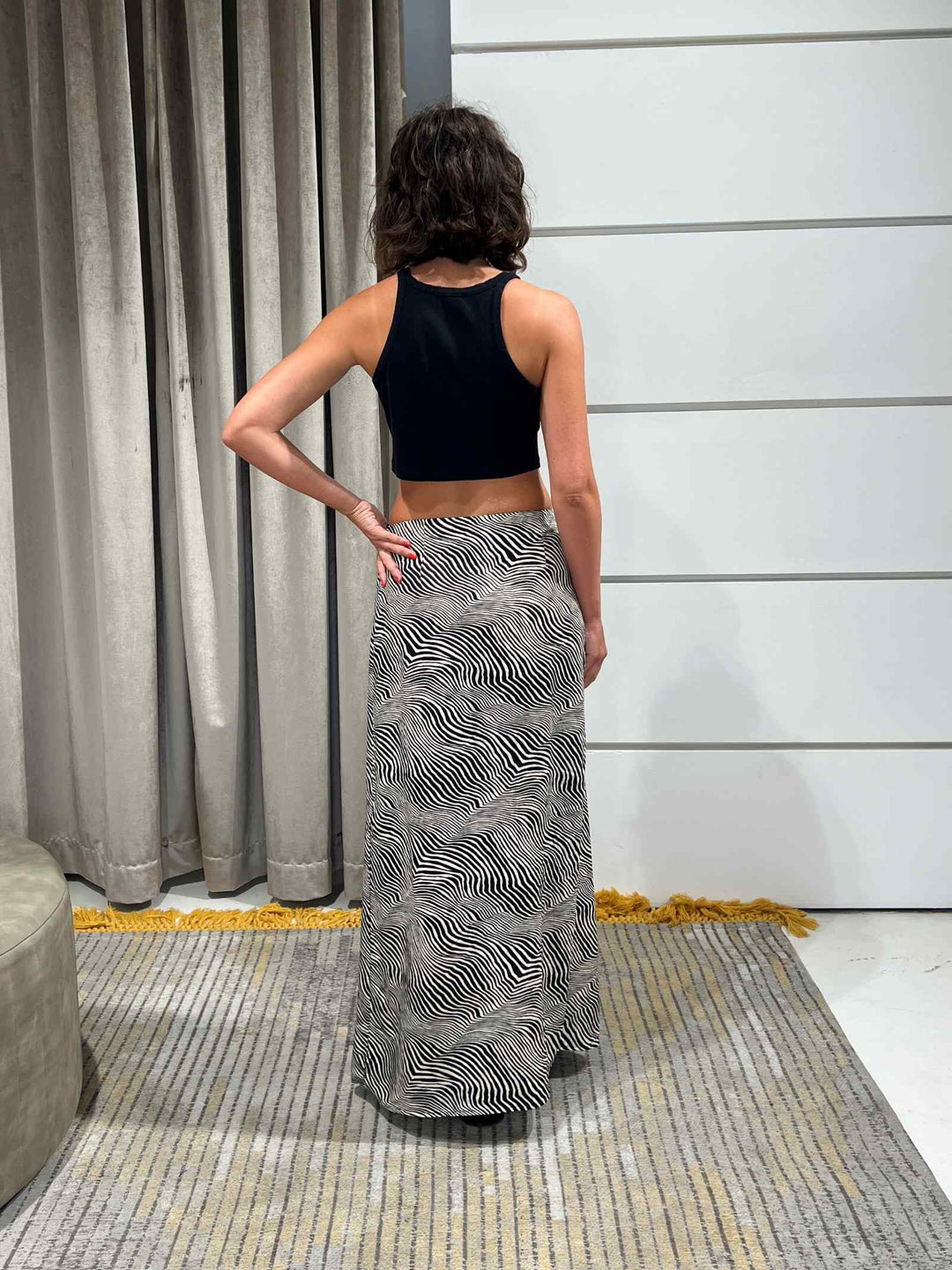 Outfit Gonna Lunga Maculata Zara Haveone Gonna Lunga Zebrata Gonna