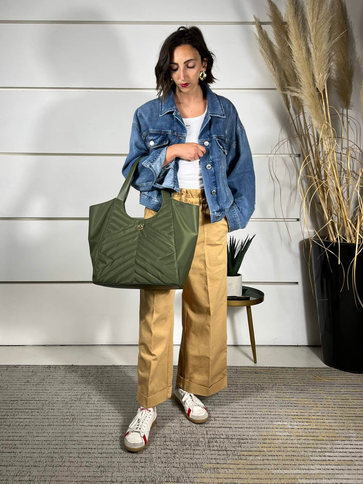 PINKO TOTE BAG RECYCLEDX25Q