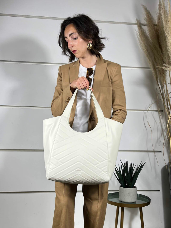 PINKO TOTE BAG VITELLOZ14Q