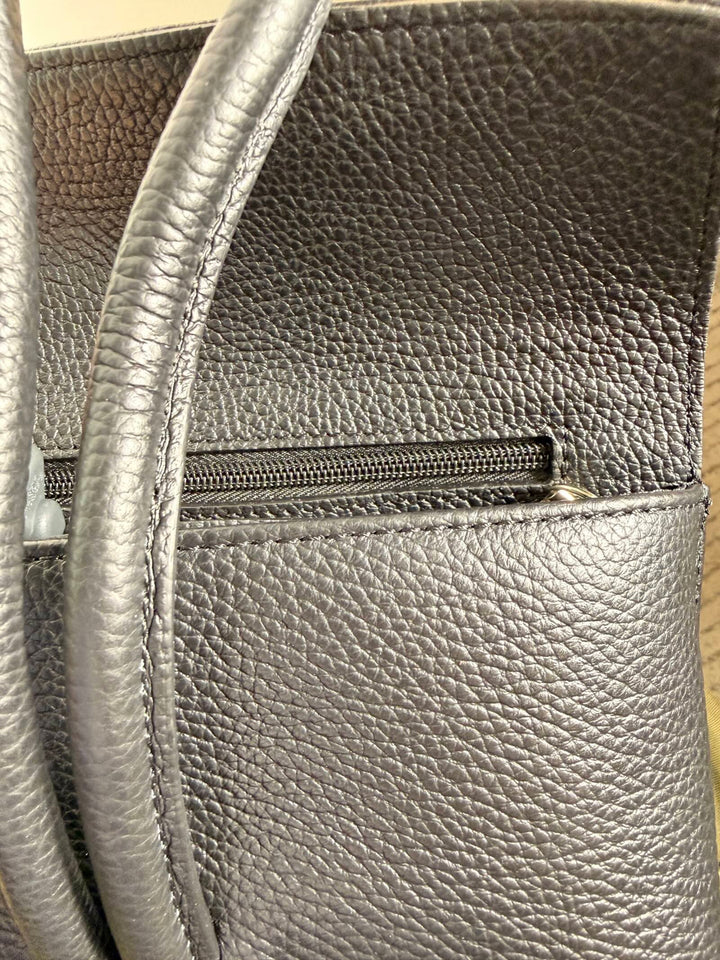 borsa nera in pelle con nodo e con tracolla regolabile DO-B0131NERO FEMME CAFE SELECTION