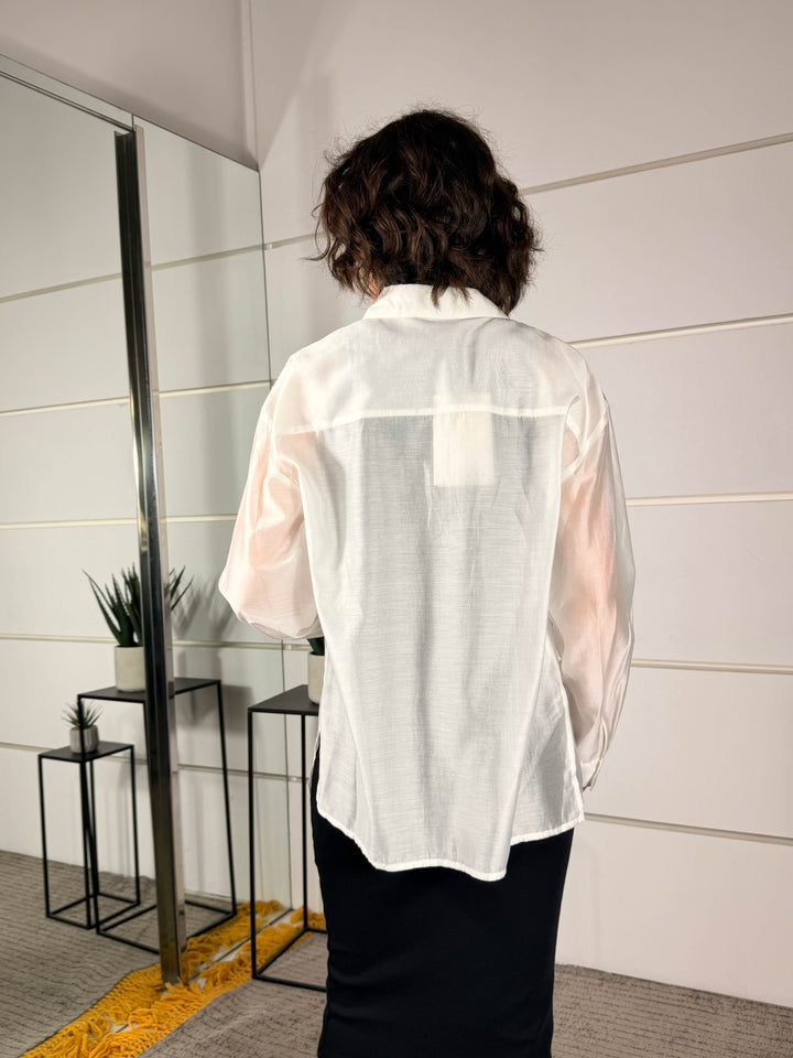 camicia tasche over colore bianco CPA-Q380BIANCO HAVE ONE