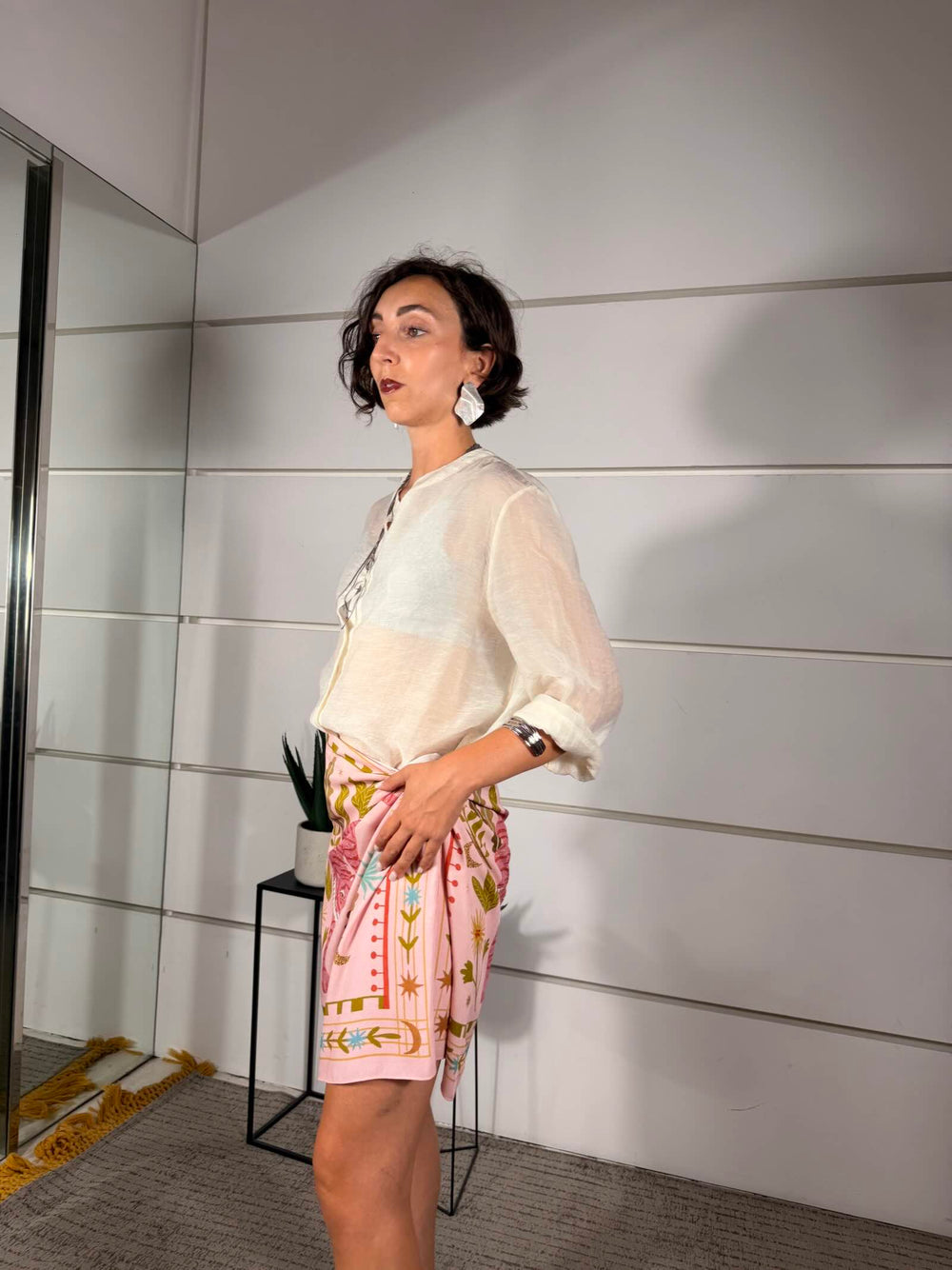 camicia burro in voile 