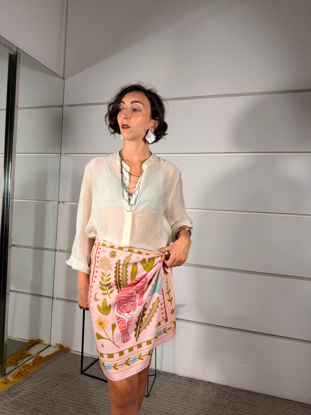 camicia burro in voile 