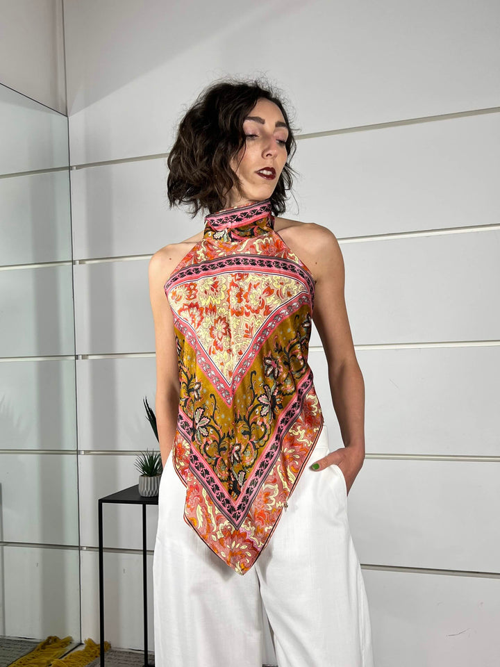 top a fantasia schiena nuda  arancio D02E1078ARANCIO PHILIA LOFT